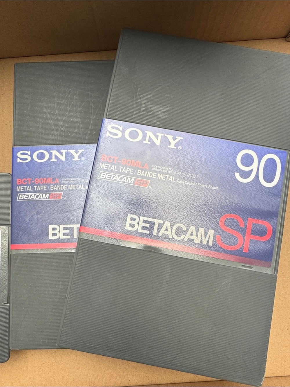 Sony Betacam SP Tapes (2)